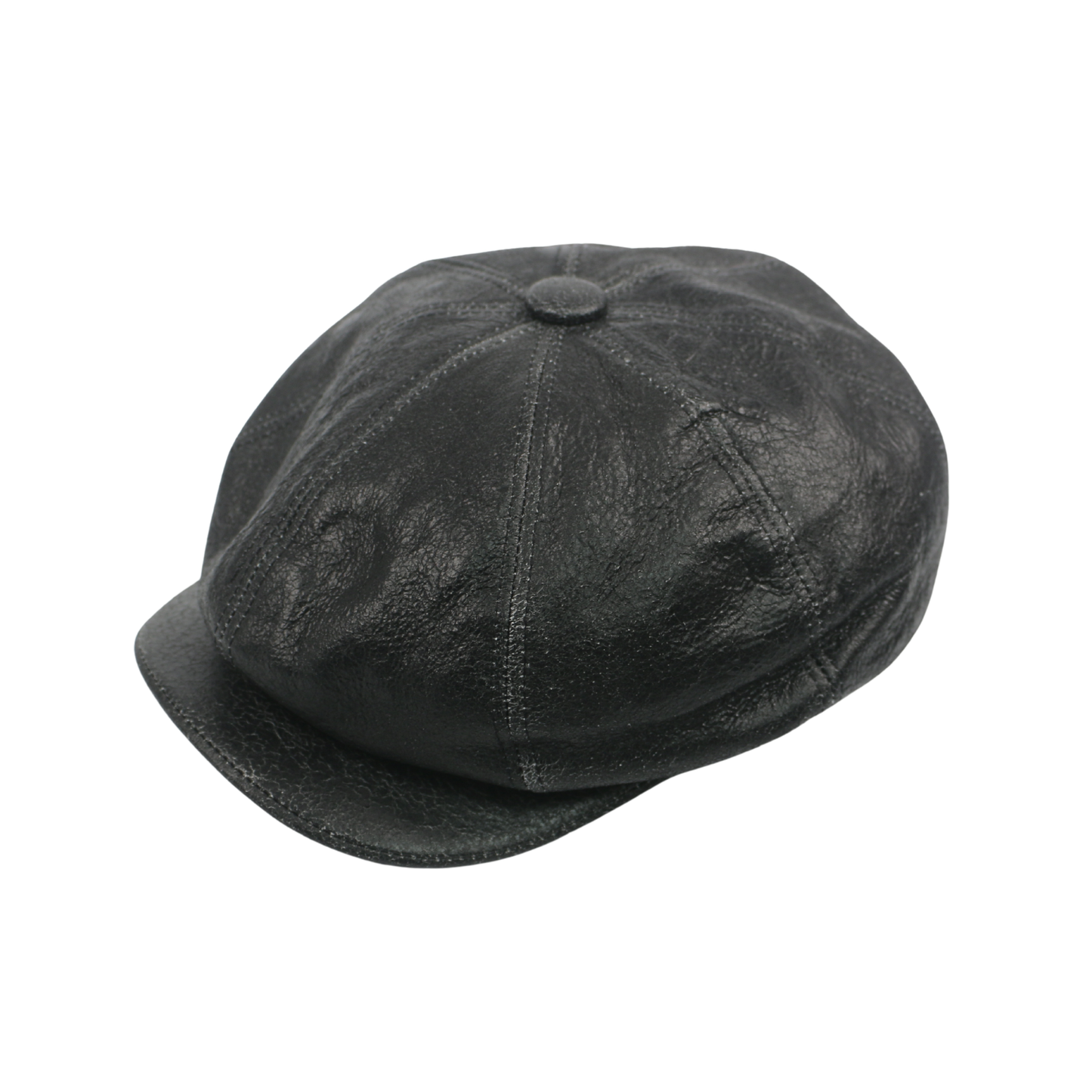 Newsboy Leather Caps for Men and Women - 100% Sheepskin - hatsXcaps