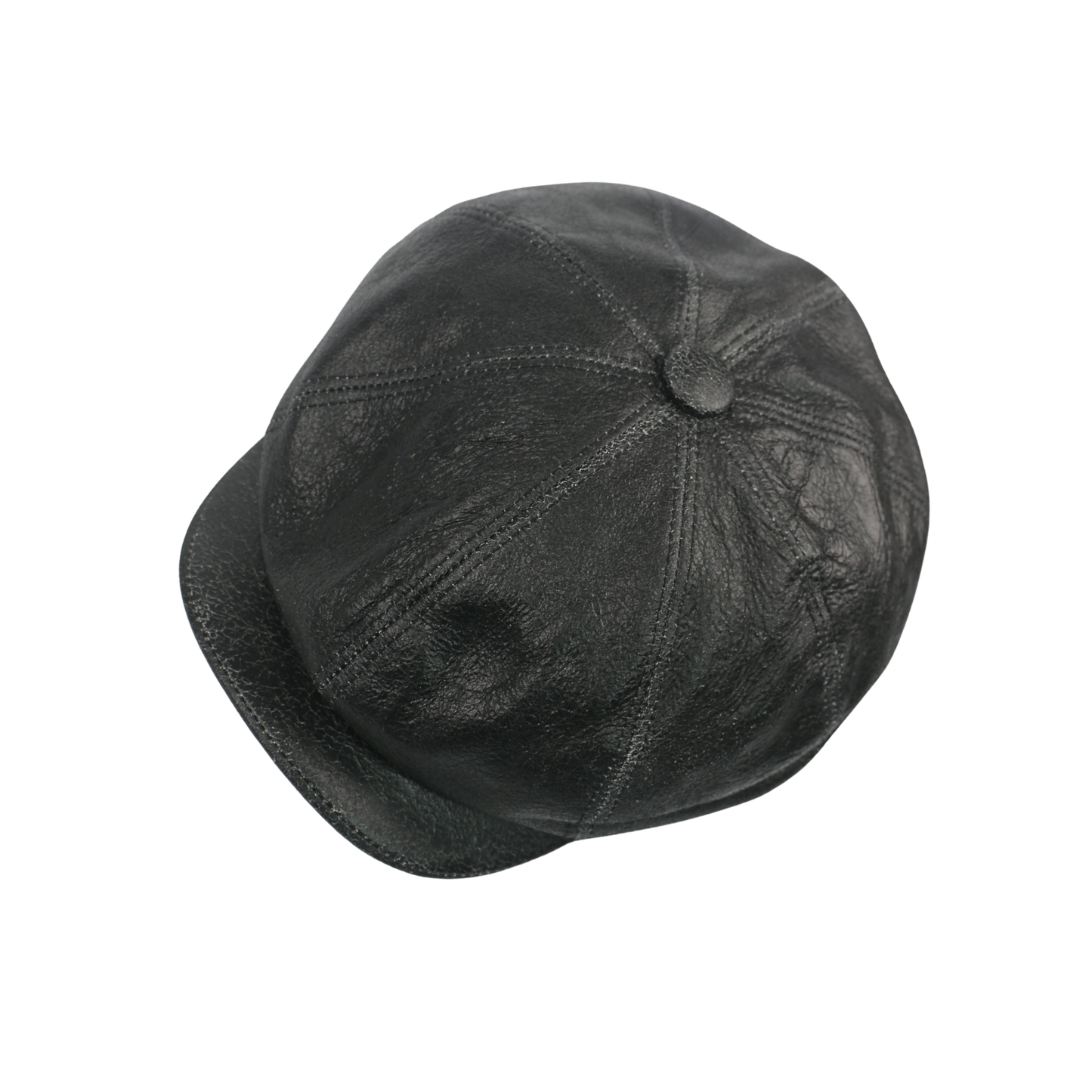 Newsboy Leather Caps for Men and Women - 100% Sheepskin - hatsXcaps