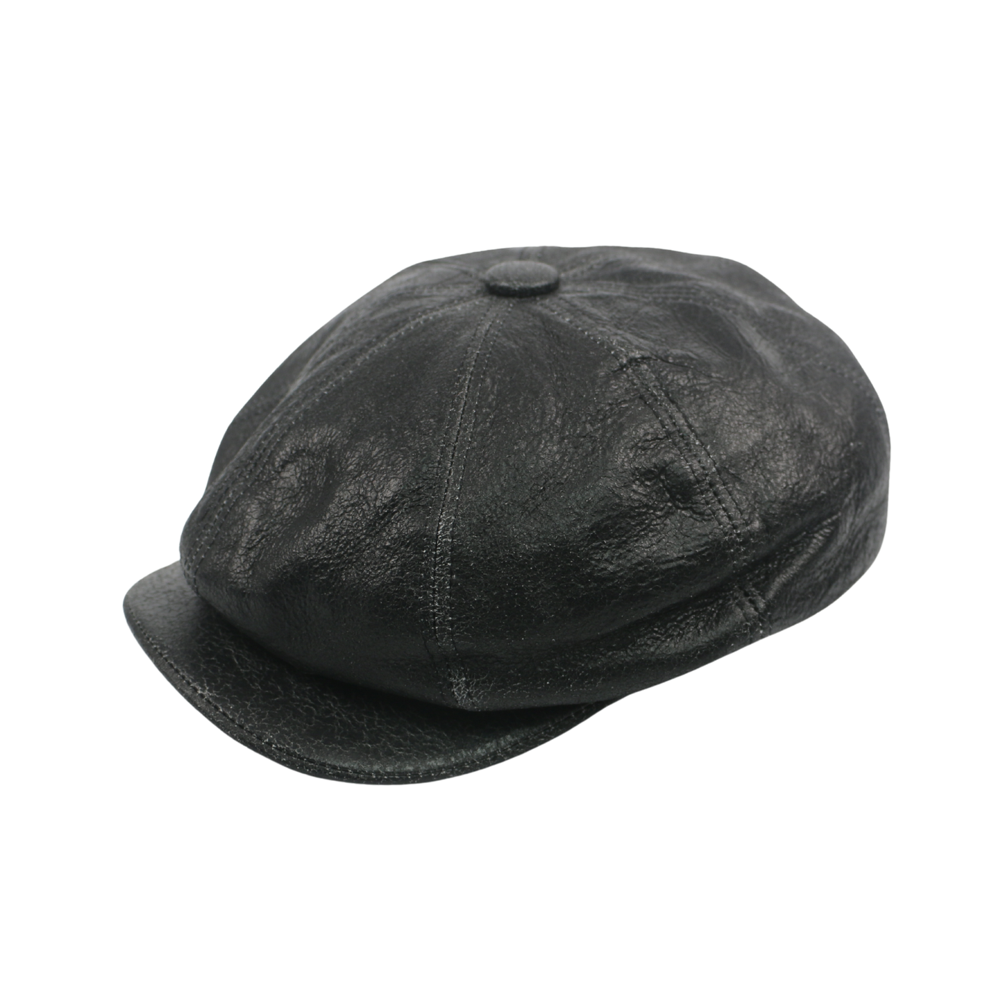Newsboy Leather Caps for Men and Women - 100% Sheepskin - hatsXcaps