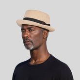 Classic Straw Pork Pie Hat - hatsXcaps