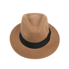 Classic Fedora Wide Brim Sweatband Hat for Men & Women - hatsXcaps