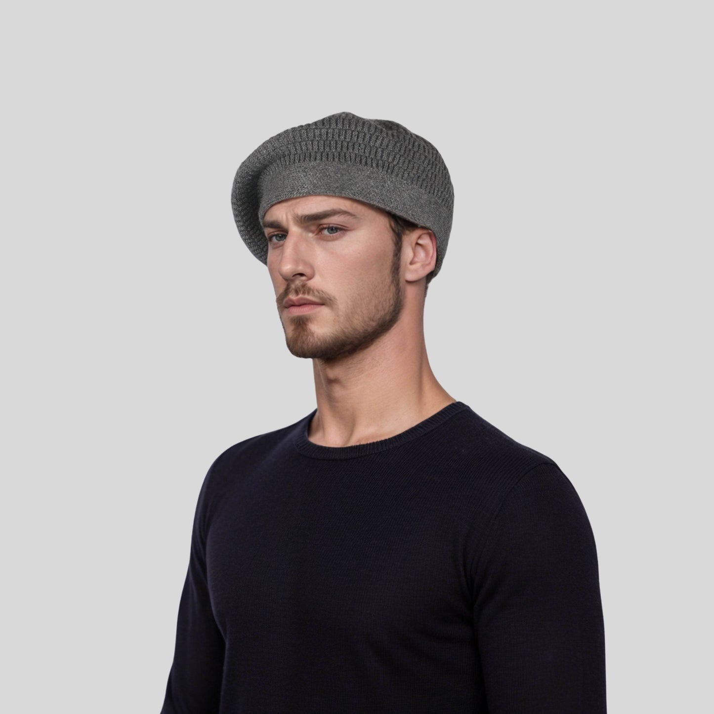 Classic French Style Unisex Cashmere Blend Premium Knit - hatsXcaps
