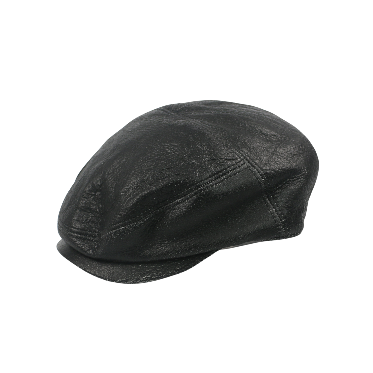 Sheepskin Leather Vintage Distressed Cap for Men & Women - hatsXcaps