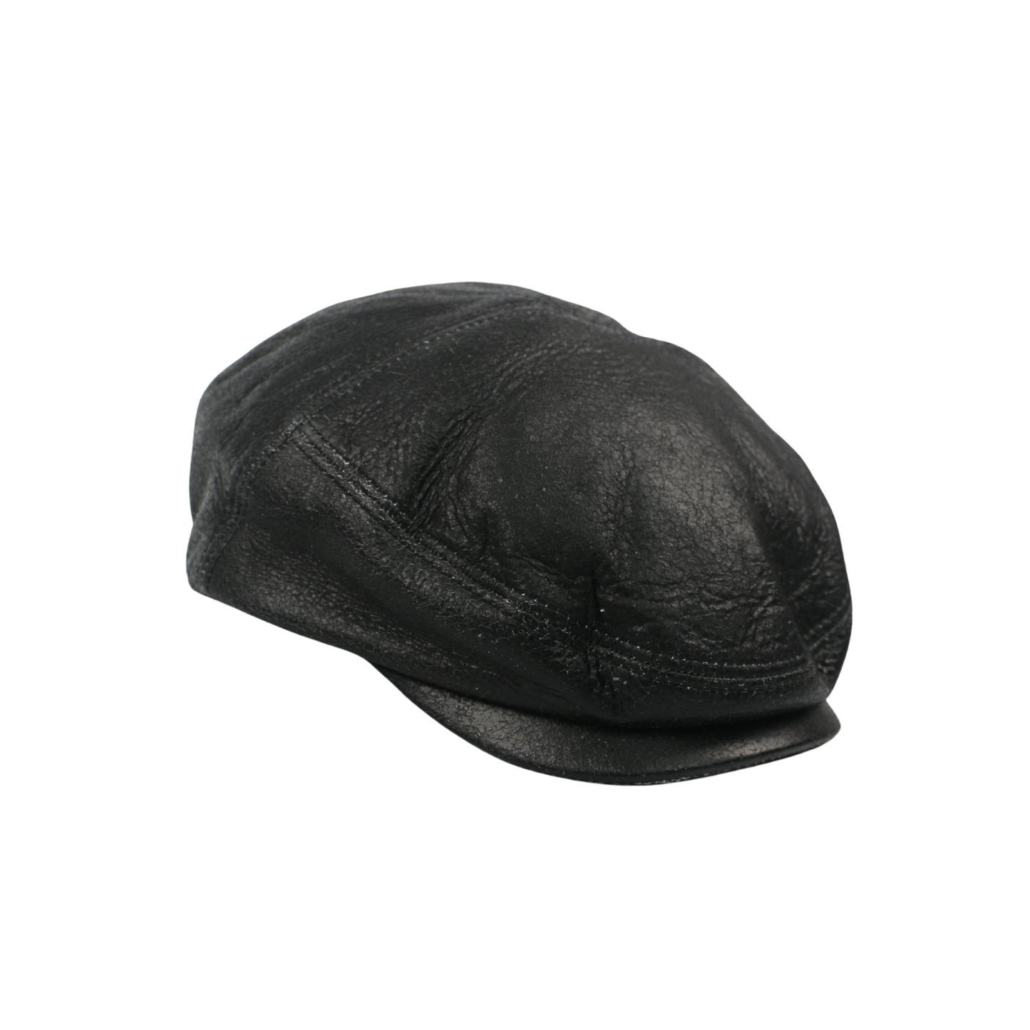 Sheepskin Leather Vintage Distressed Cap for Men & Women - hatsXcaps