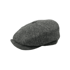 Scottish Wool Baker Boy Men's Flat Cap Fashionable - hatsXcaps