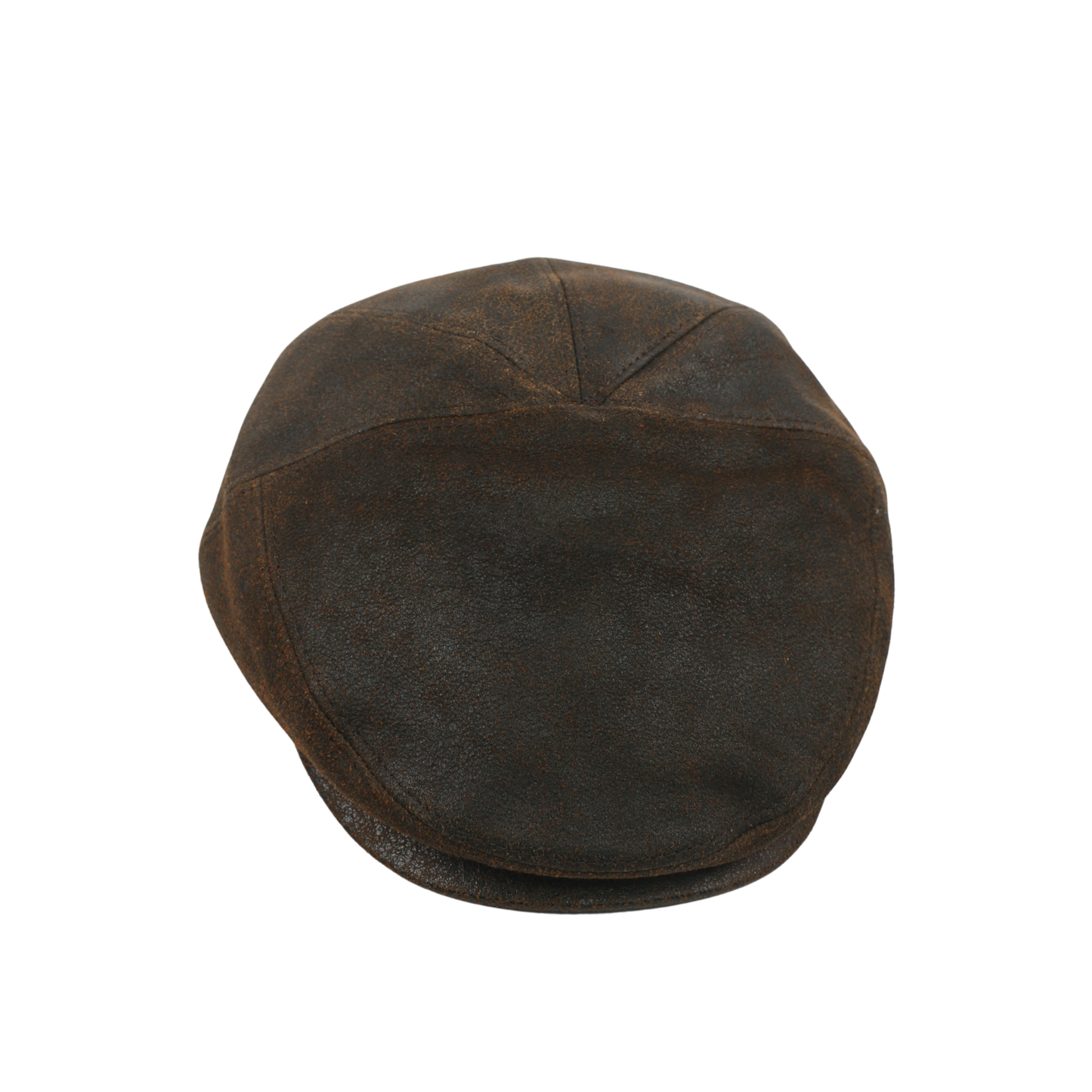 Sheepskin Leather Vintage Distressed Cap for Men & Women - hatsXcaps