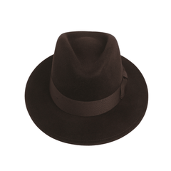 Classic Fedora Wide Brim Sweatband Hat for Men & Women - hatsXcaps