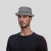 100% Cotton Trilby Pork Pie Hat for Men & Women - hatsXcaps
