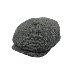 Newsboy Cap 100% Scottish Wool Baker Boy Flat Cap, Peaky Blinders Newsboy - hatsXcaps
