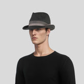 Lightwight & Breathable Men's Straw Hat with Striped Band - hatsXcaps