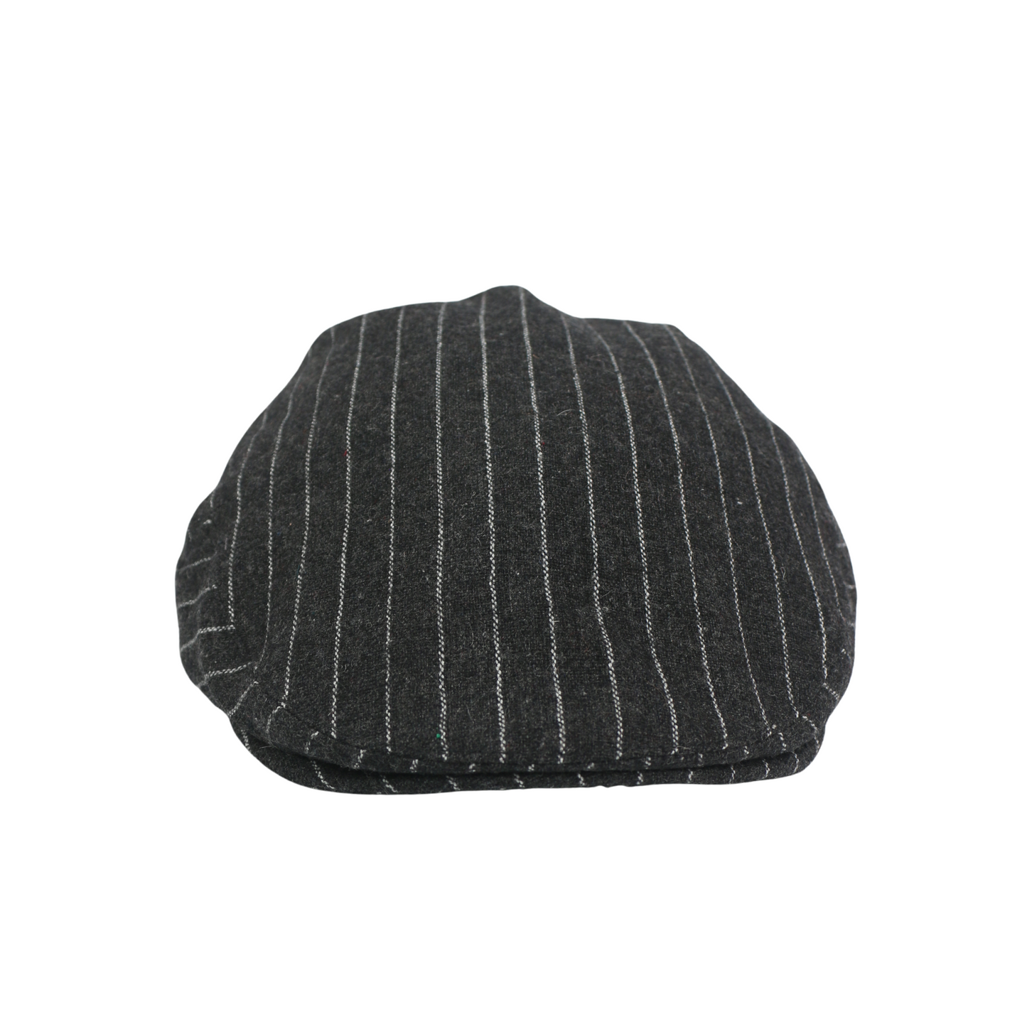 Classic Cabbie Unisex Black Pinstripe Flat Cap - hatsXcaps