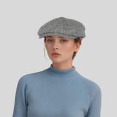 Newsboy Cap 100% Scottish Wool Baker Boy Flat Cap, Peaky Blinders Newsboy - hatsXcaps