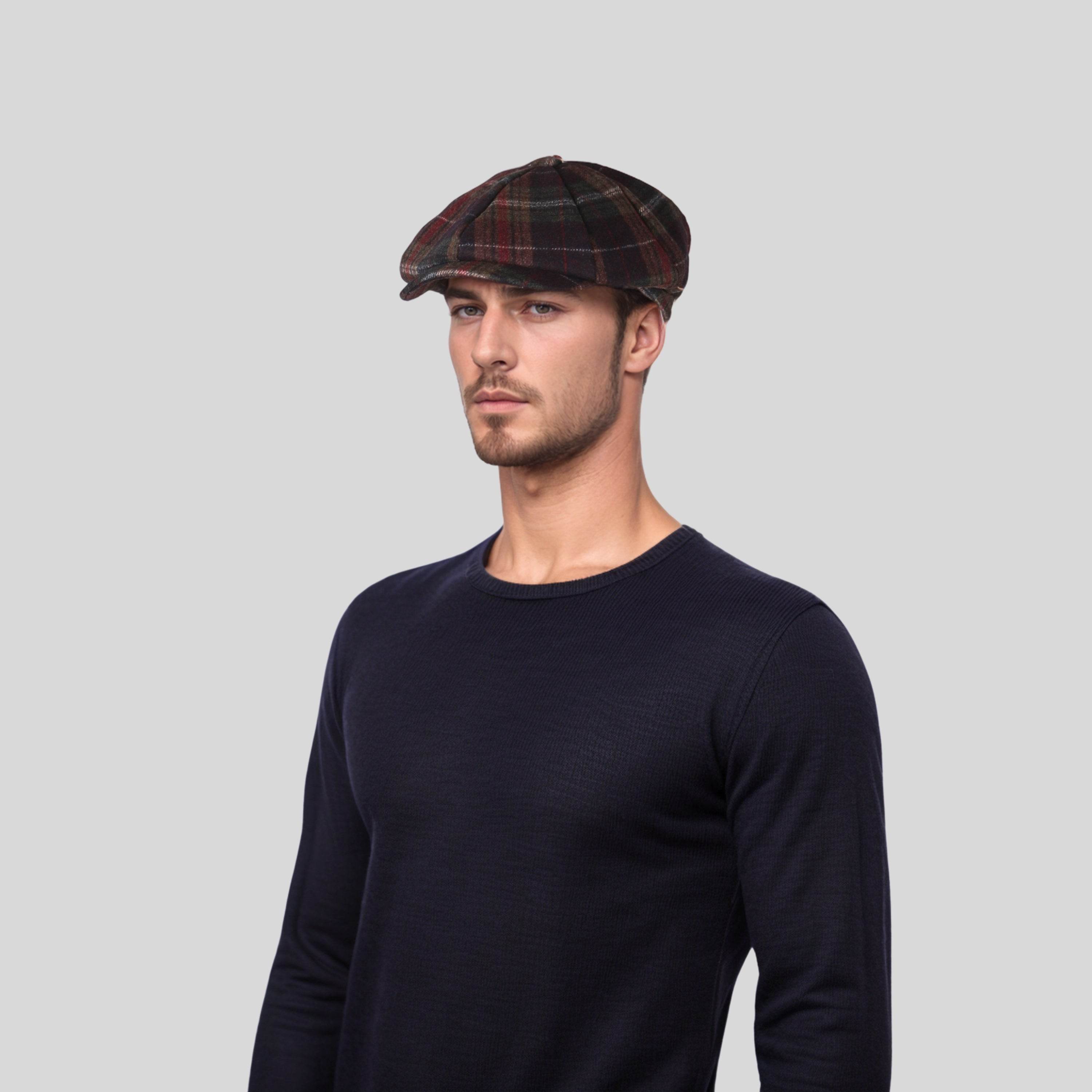 Vintage Gatsby 8-Panel Baker Boy Hat for Men & Women - hatsXcaps