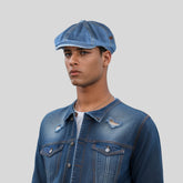 Classic Peaky Blinders 100% Cotton Baker Boy Men's Flat Cap - hatsXcaps
