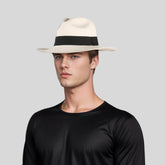 Handmade Natural Straw Paja Toquilla Panama Hat - hatsXcaps