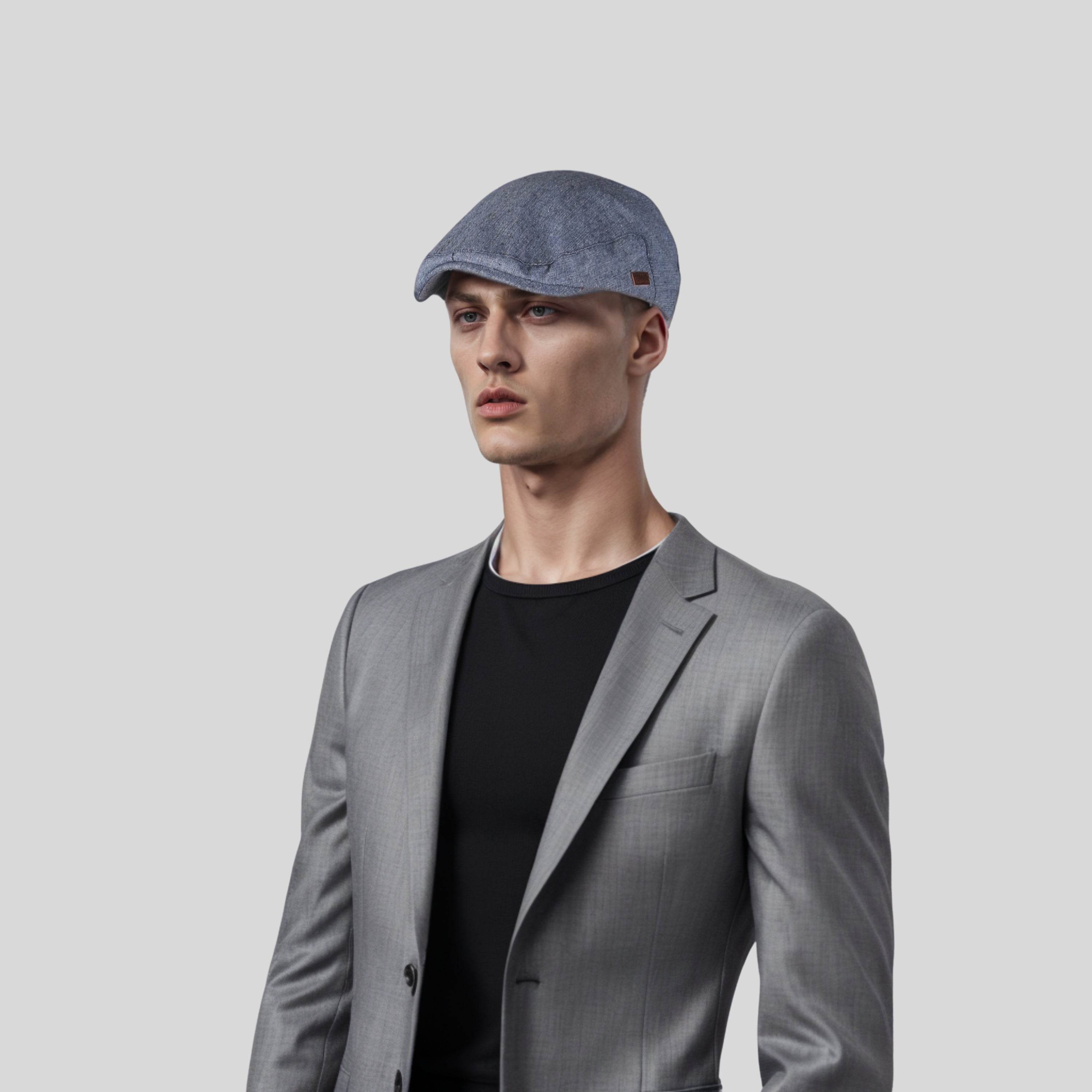 Fashionable Flat Caps for Men & Women Elasticated Band - hatsXcaps