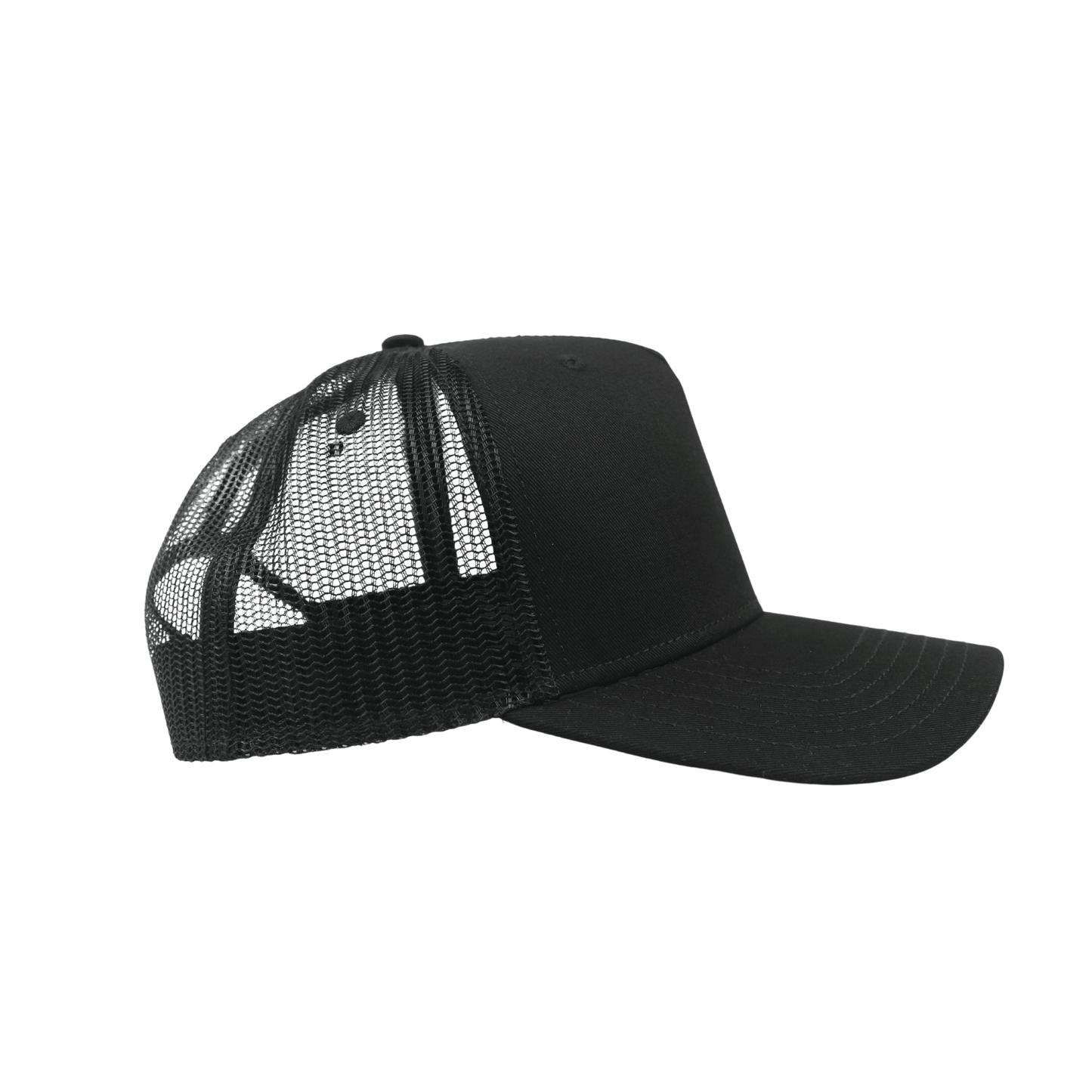 Unisex Half Mesh Cotton Trucker Baseball Cap - hatsXcaps