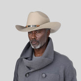 Premium Felt Cowboy Wide Brim Hat - hatsXcaps