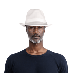 Teardrop Crown Trilby Short Brim Fedora Hat - hatsXcaps