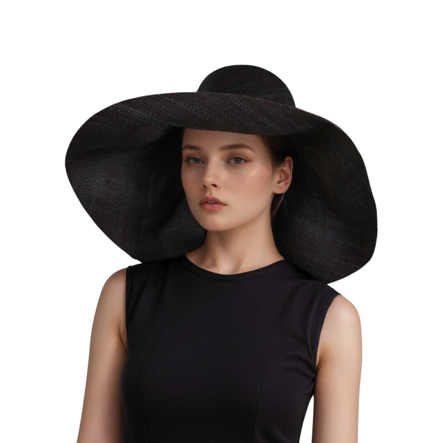 Women's Wide Brim Mimosa Sun Hat for Summer Beach - hatsXcaps