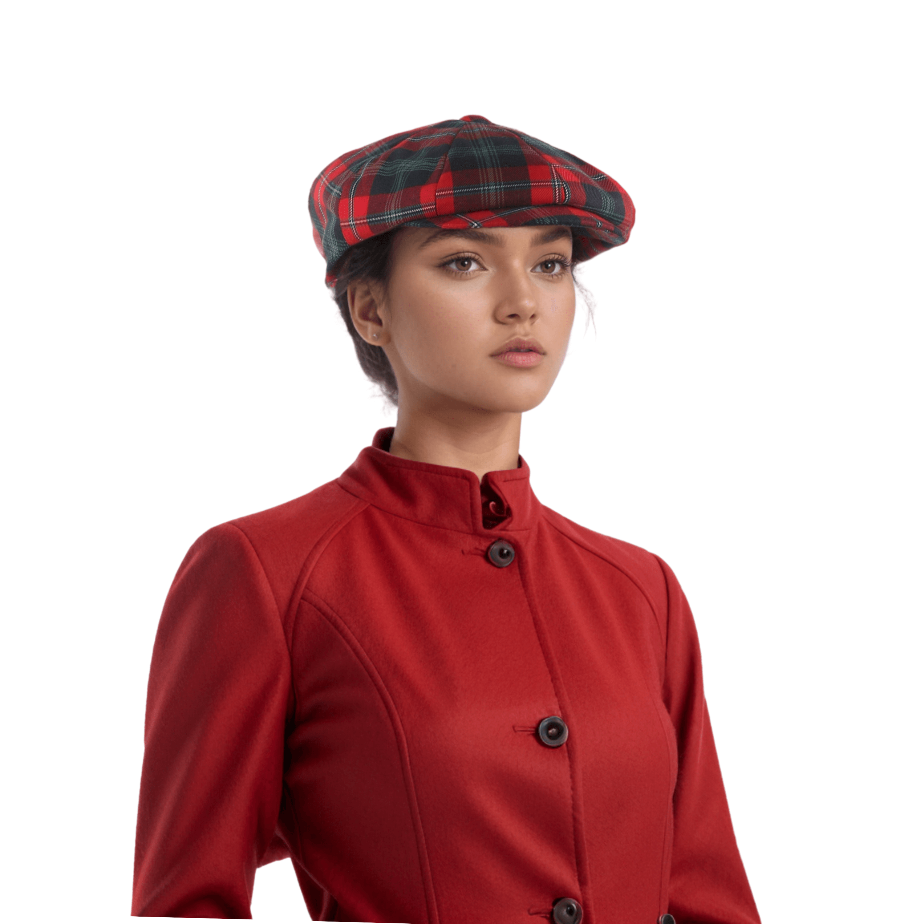 Scottish Tartan Newsboy Cap for Men & Women - hatsXcaps