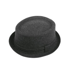 Wool Pork Pie Hat, Trilby Pork Pie Hat - hatsXcaps