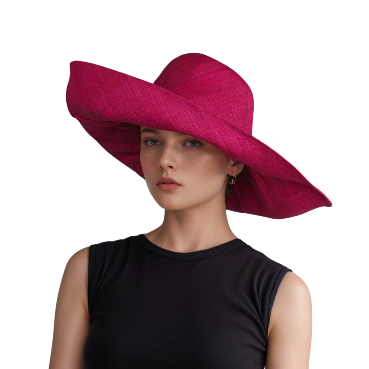 Women's Wide Brim Mimosa Sun Hat for Summer Beach - hatsXcaps