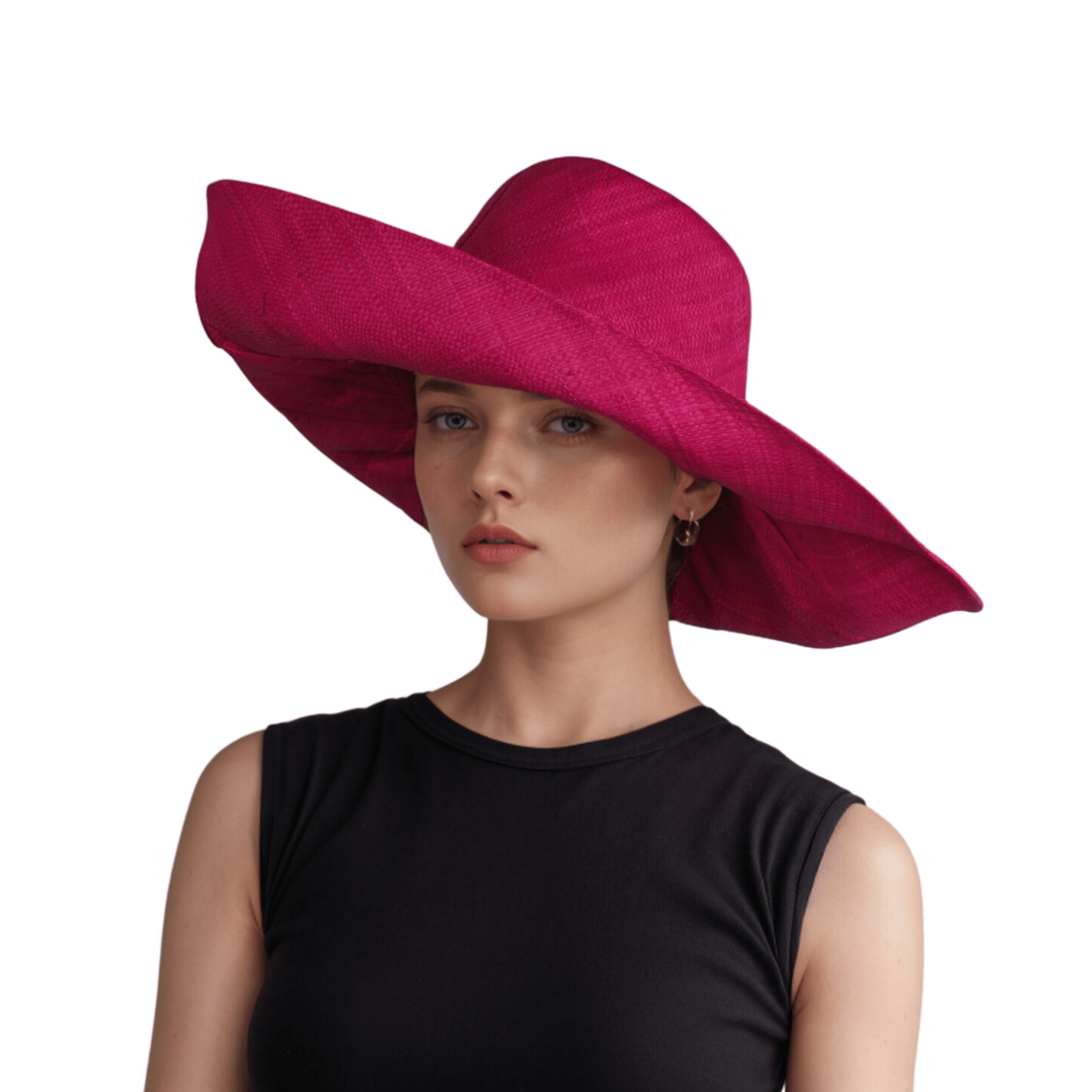 Women's Wide Brim Mimosa Sun Hat for Summer Beach - hatsXcaps