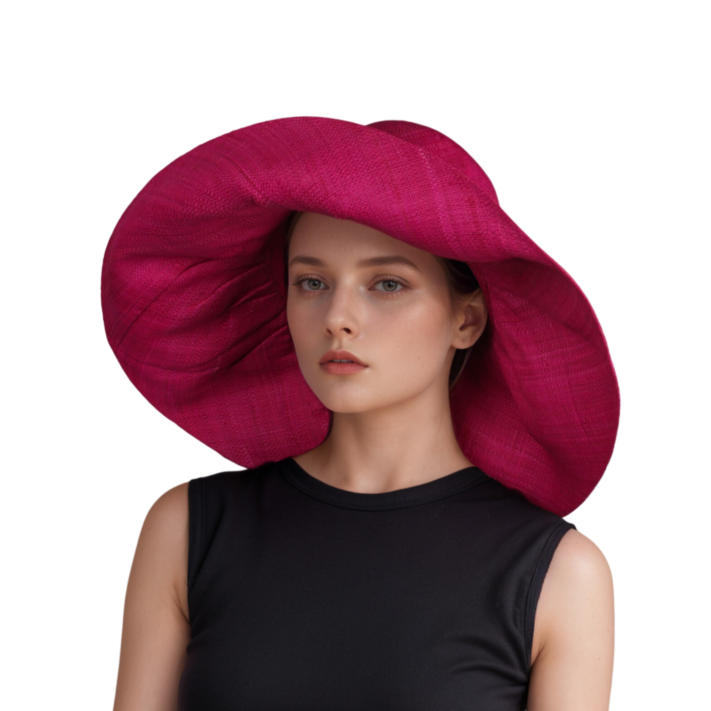 Women's Wide Brim Mimosa Sun Hat for Summer Beach - hatsXcaps