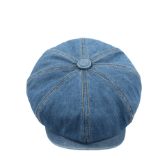Classic Peaky Blinders 100% Cotton Baker Boy Men's Flat Cap - hatsXcaps