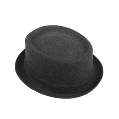 Wool Pork Pie Hat, Trilby Pork Pie Hat - hatsXcaps
