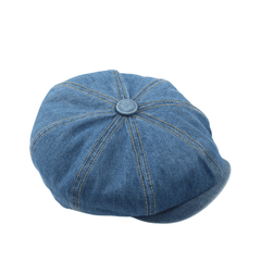 Classic Peaky Blinders 100% Cotton Baker Boy Men's Flat Cap - hatsXcaps