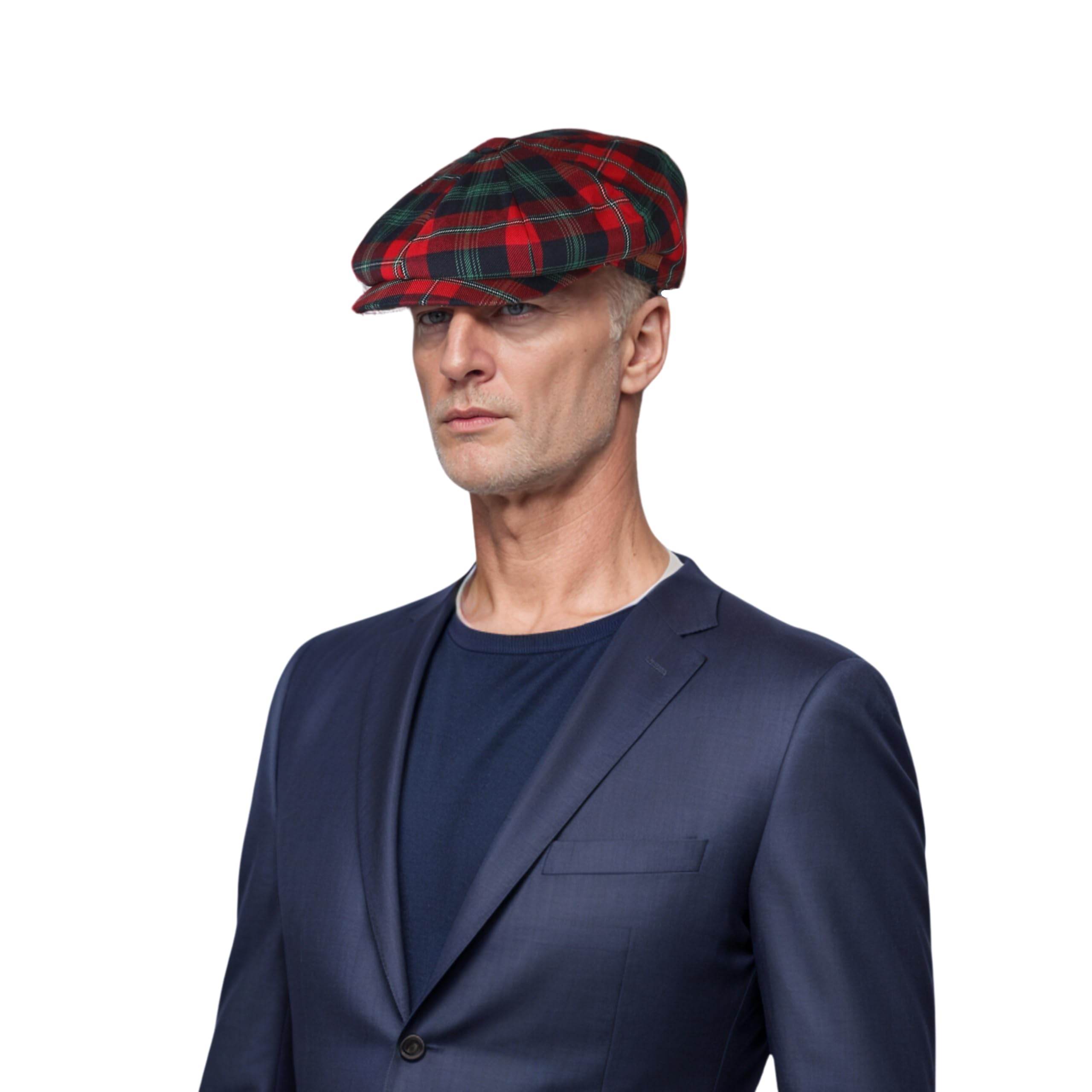 Scottish Tartan Newsboy Cap for Men & Women - hatsXcaps