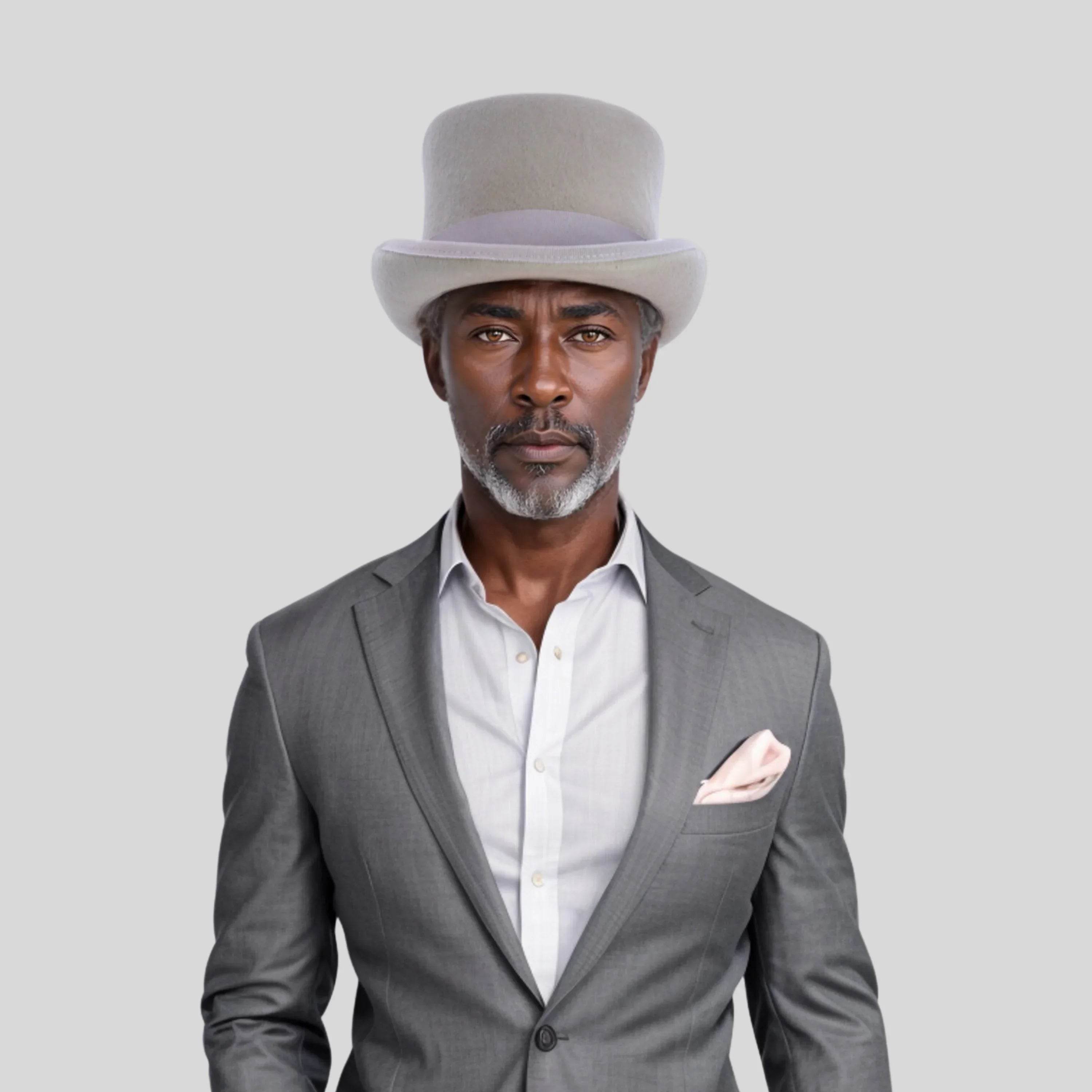 Wool felt Top Hats, Classic Wedding Events Costume Hat - hatsXcaps
