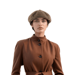 Green 8 Panel Unisex Newsboy Cap - hatsXcaps