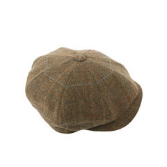 Green 8 Panel Unisex Newsboy Cap - hatsXcaps