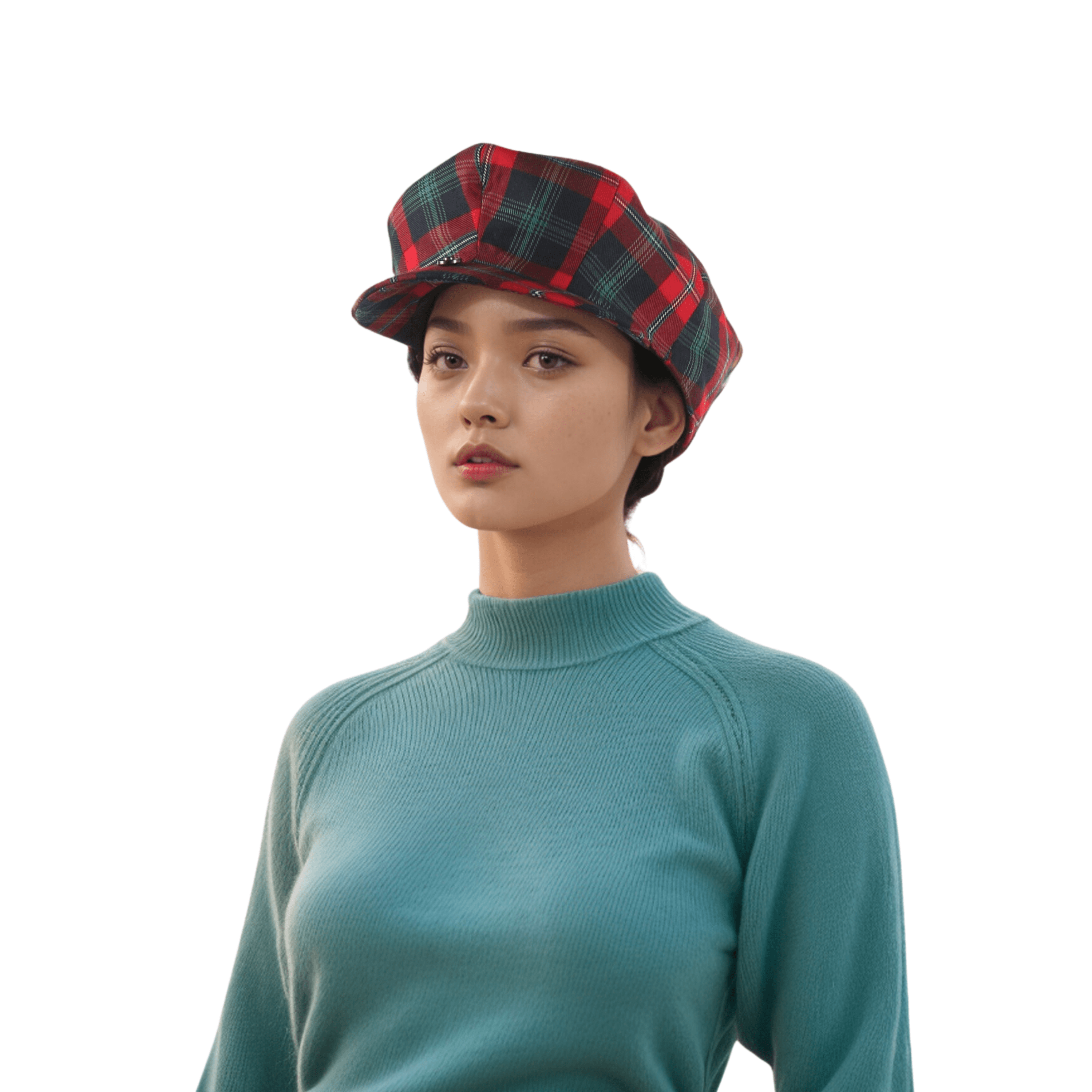 Scottish Tartan Newsboy Cap for Men & Women - hatsXcaps