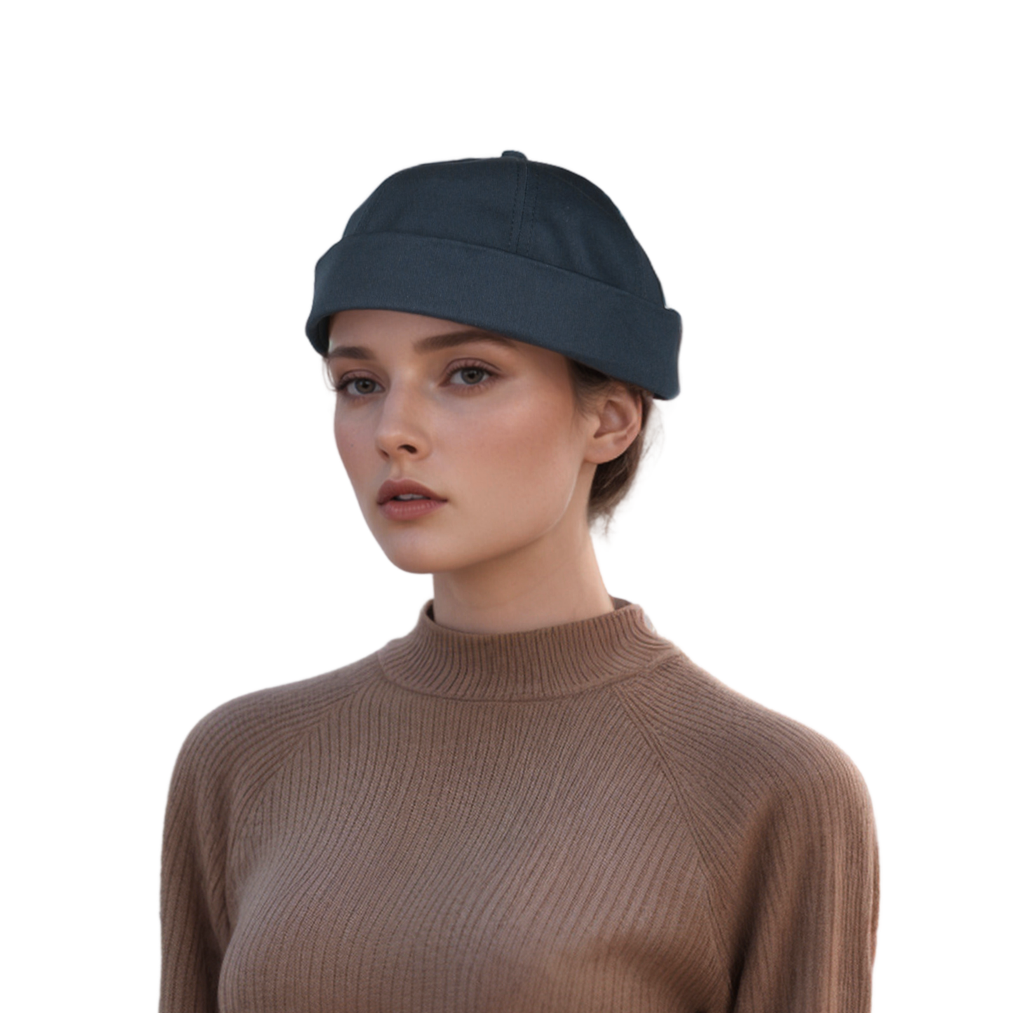 Adjustable Sailor Unisex Cotton Docker Brimless Hat - hatsXcaps