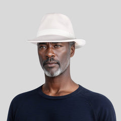 Teardrop Crown Trilby Short Brim Fedora Hat - hatsXcaps
