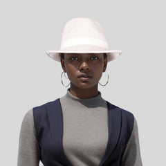 Teardrop Crown Trilby Short Brim Fedora Hat - hatsXcaps