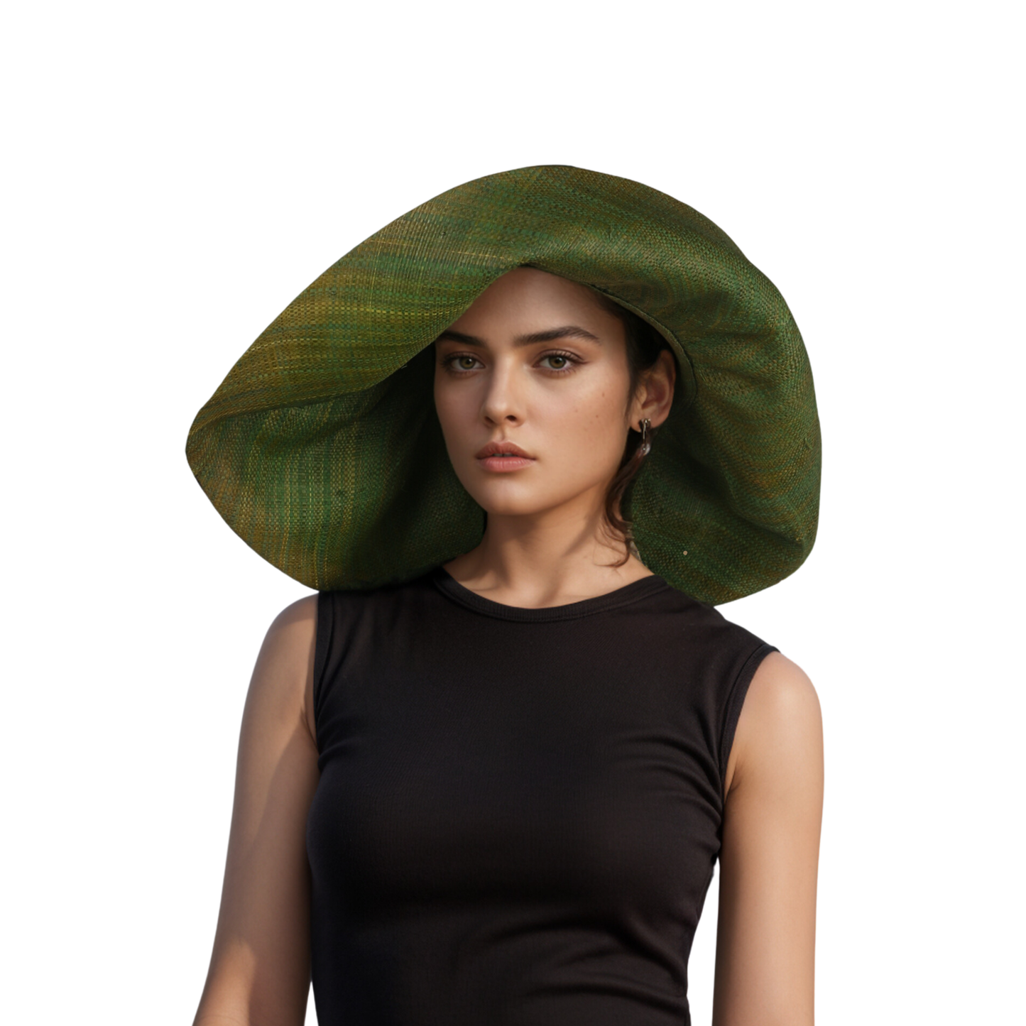 Women's Wide Brim Mimosa Sun Hat for Summer Beach - hatsXcaps