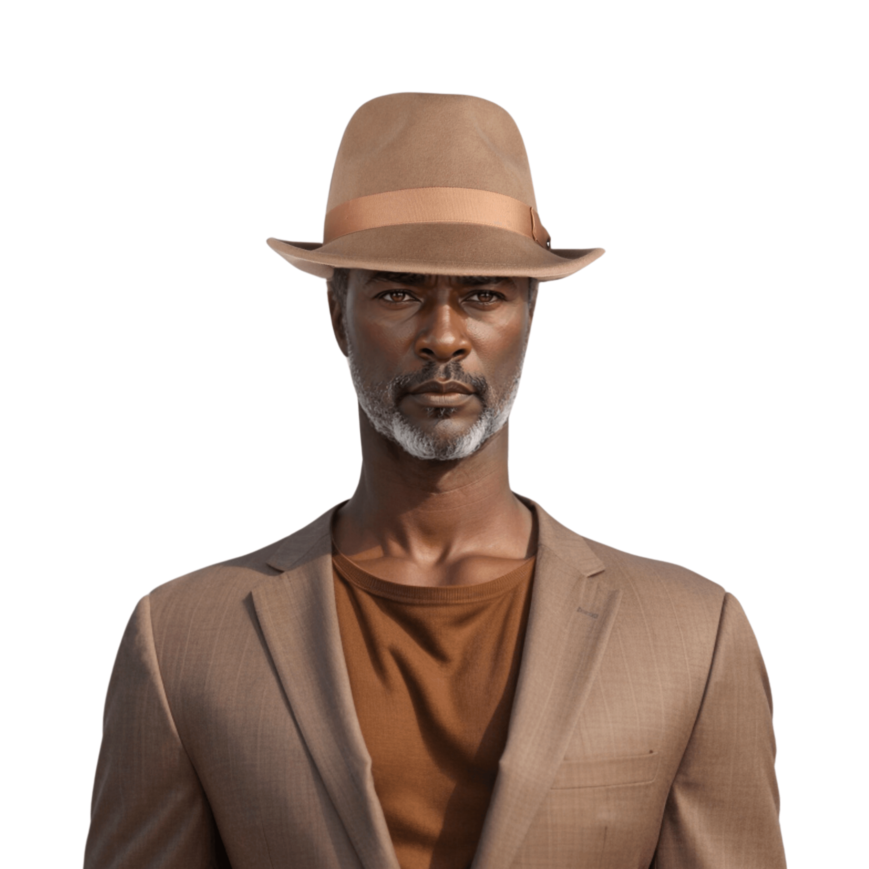 Teardrop Crown Trilby Short Brim Fedora Hat - hatsXcaps