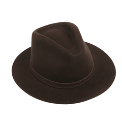 Wide Brim Classic Trilby Fedora Hat for Men & Women - hatsXcaps