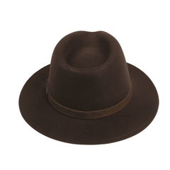 Wide Brim Classic Trilby Fedora Hat for Men & Women - hatsXcaps