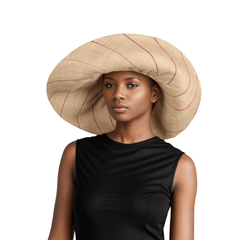 Women's Wide Brim Mimosa Sun Hat for Summer Beach - hatsXcaps