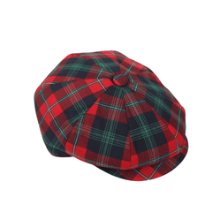 Scottish Tartan Newsboy Cap for Men & Women - hatsXcaps