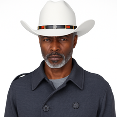 Premium Felt Cowboy Wide Brim Hat - hatsXcaps