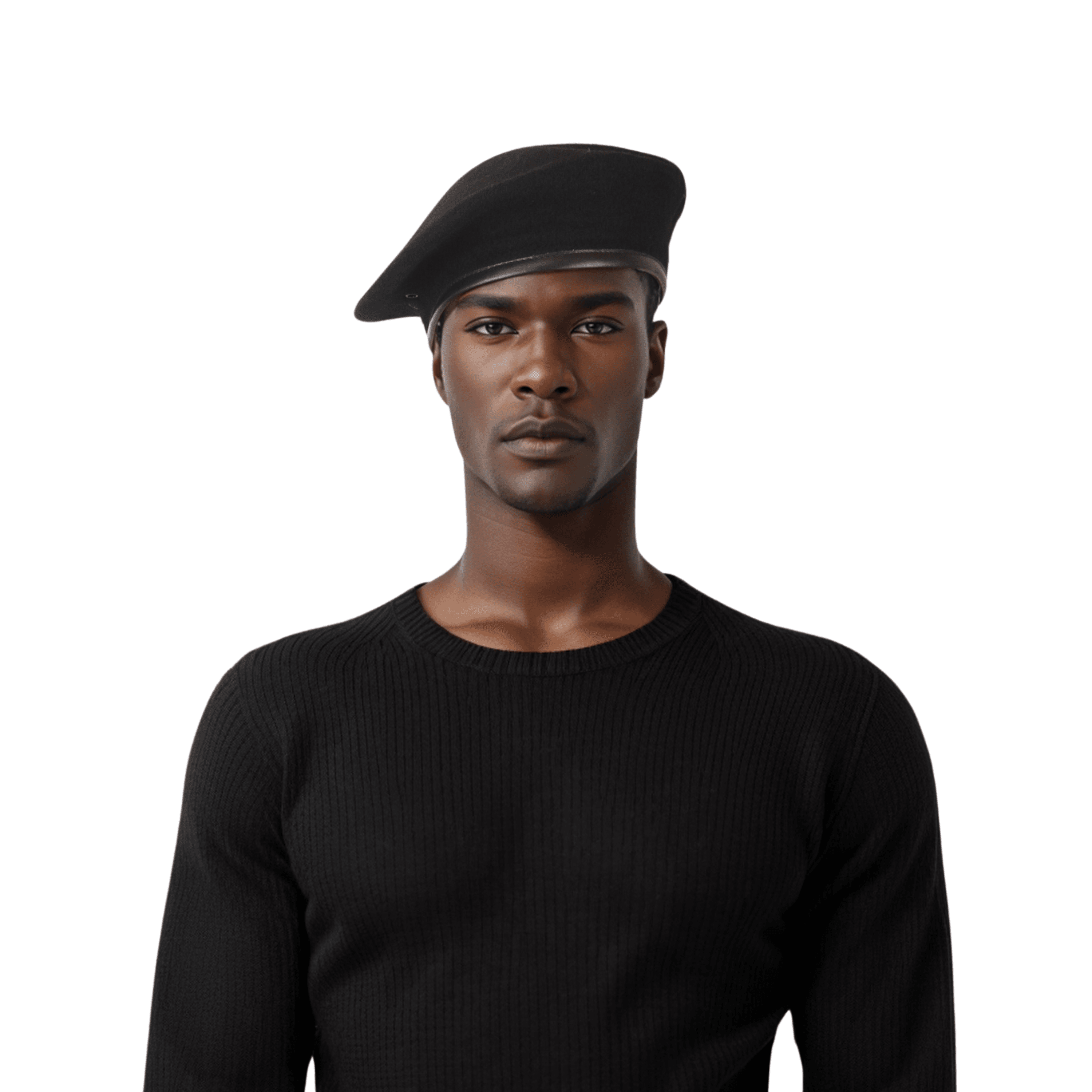 Classic Military Wool Beret for Men and Women - hatsXcaps