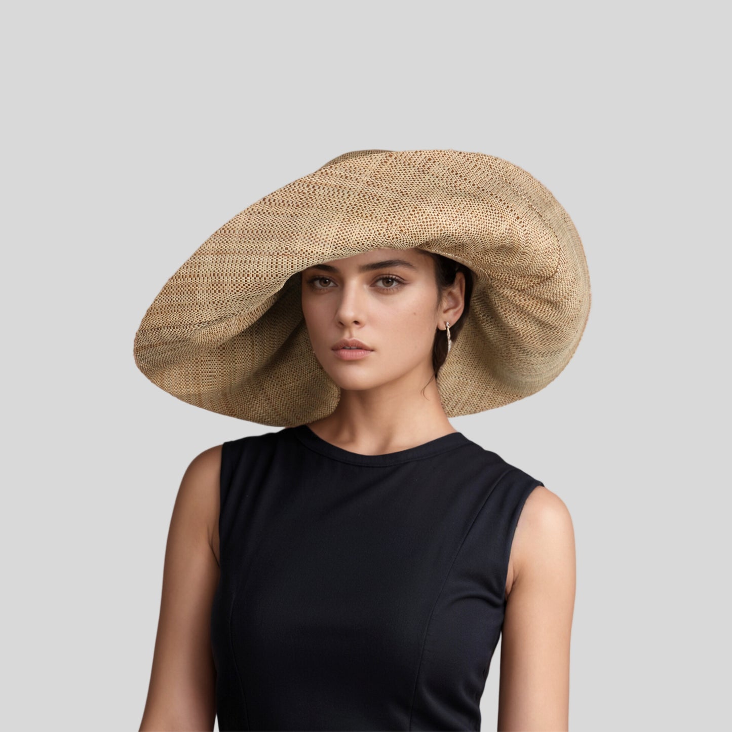 Women's Wide Brim Mimosa Sun Hat for Summer Beach
