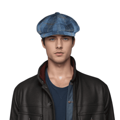 100% Scottish Wool Newsboy Cap for Men & Women - hatsXcaps